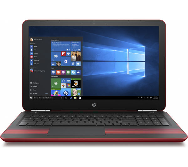 Image of HP Pavilion 15-au069sa 15.6" Laptop - Red