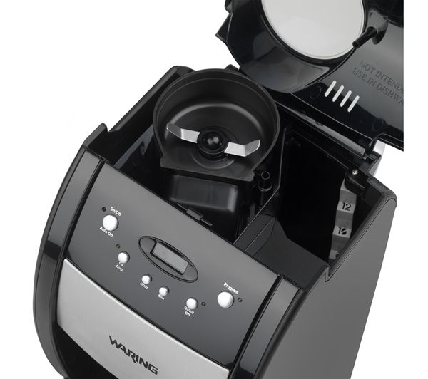 WARING WGB550U Bean-to-Cup Coffee Maker - Black & Stainless Steel
