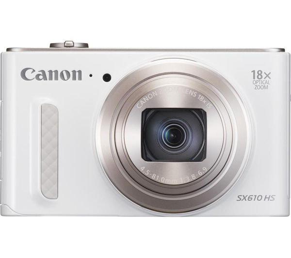 Buy Canon Powershot Sx610 Hs Superzoom Compact Camera - White 