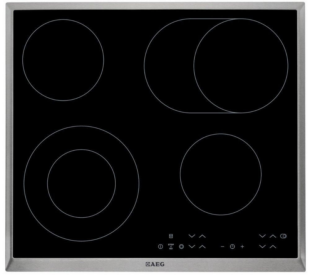 Buy AEG HK634060XB Electric Ceramic Hob Black Free Delivery Currys