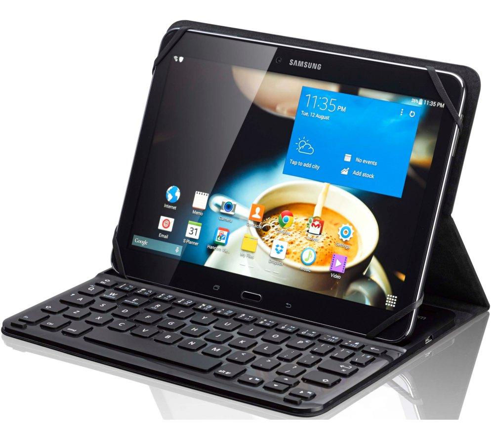 Image of Sandstrom S10UKBF14 Keyboard Folio Tablet Case - Black, Black