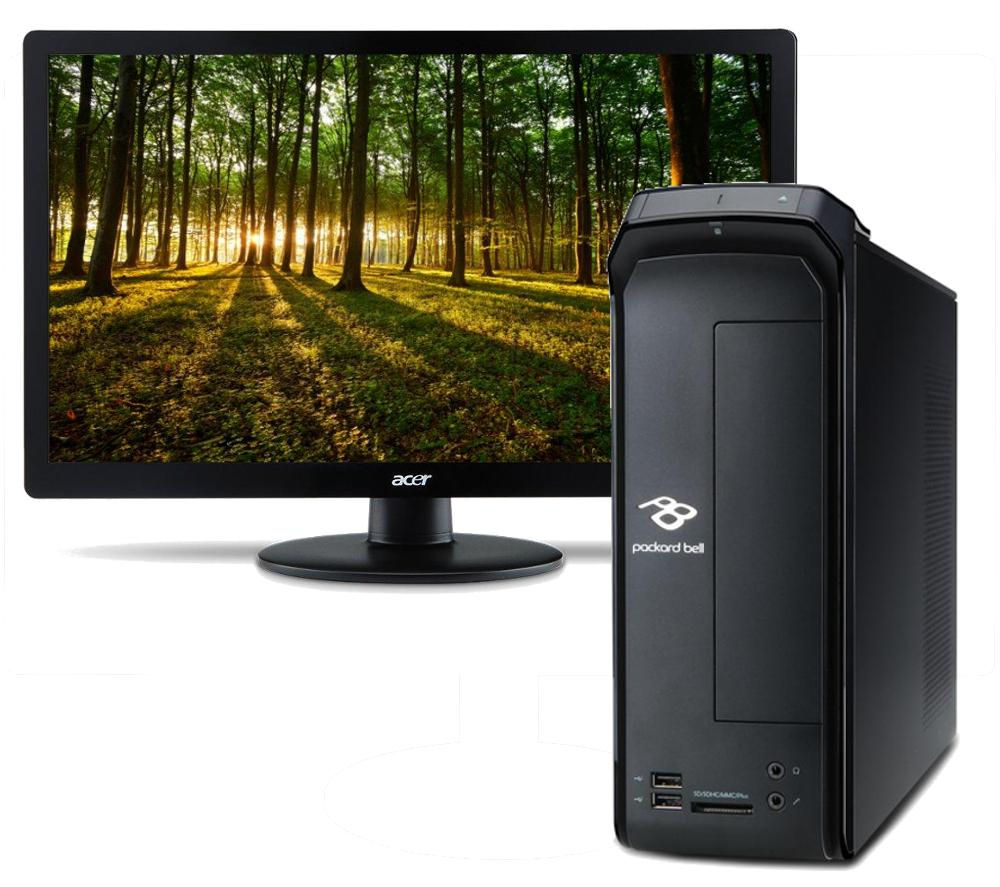 PACKARD BELL iMedia S2190 Desktop PC with ACER S220HQLBBD Full HD 21.5