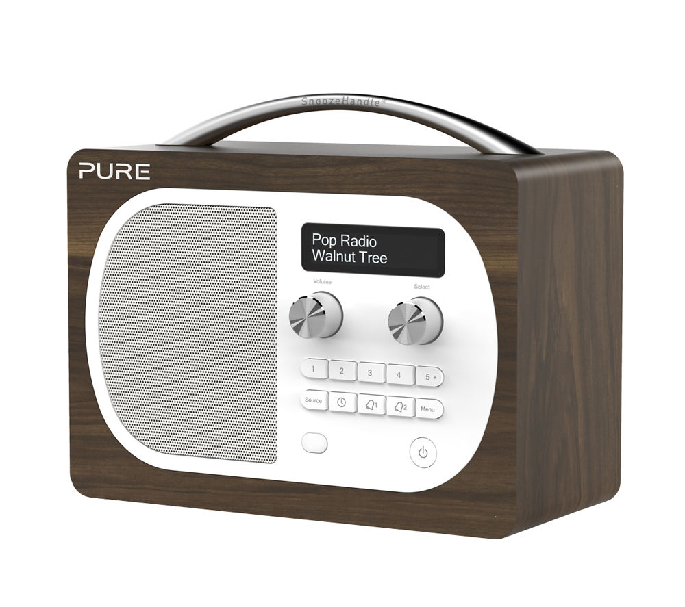 Buy PURE Evoke D4 Portable DAB Radio Walnut Free Delivery Currys