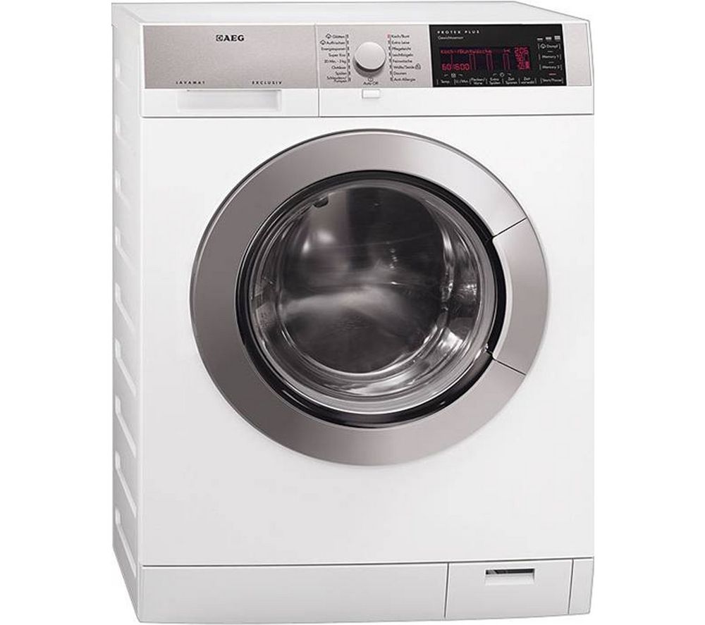 Aeg L98699FL Washing Machine White &amp; Stainless Steel Stainless Steel