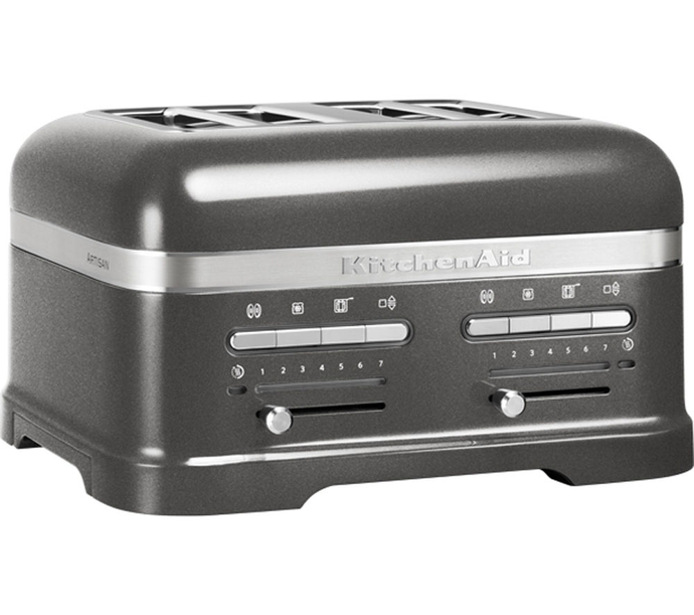 Buy KITCHENAID 5KMT4205BMS Artisan 4Slice Toaster Silver Free