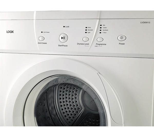 Buy LOGIK LVD6W13 Vented Tumble Dryer White Free Delivery Currys