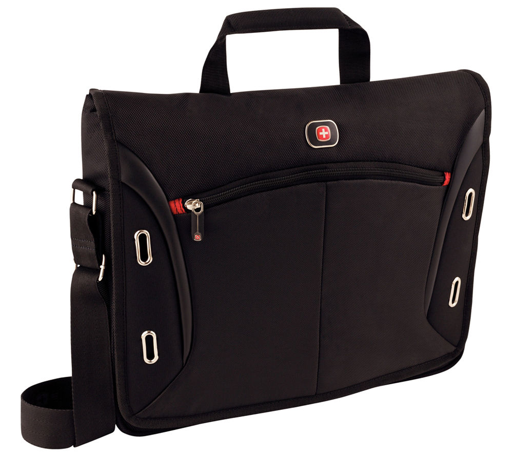 WENGER Developer 15” Laptop Messenger Bag Black Deals PC World