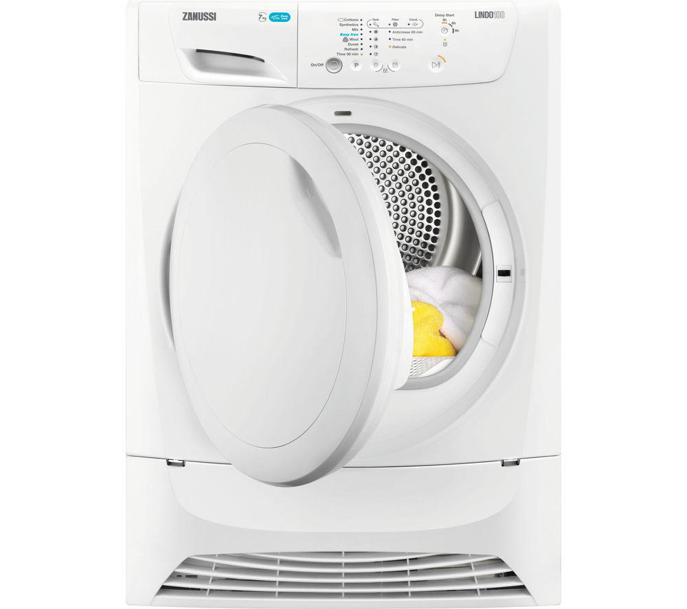 Buy ZANUSSI ZDP7204PZ Condenser Tumble Dryer - White | Free Delivery ...