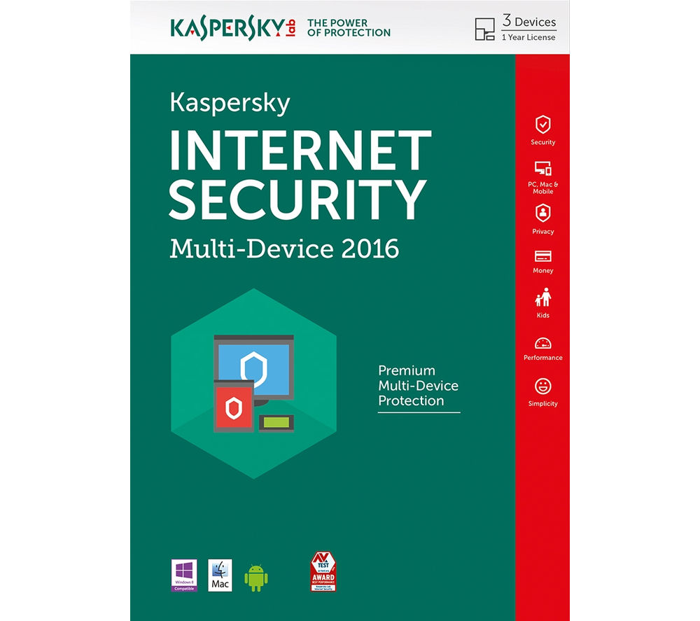 KASPERSKY Internet Security Multi-Device 2016 Deals | PC World