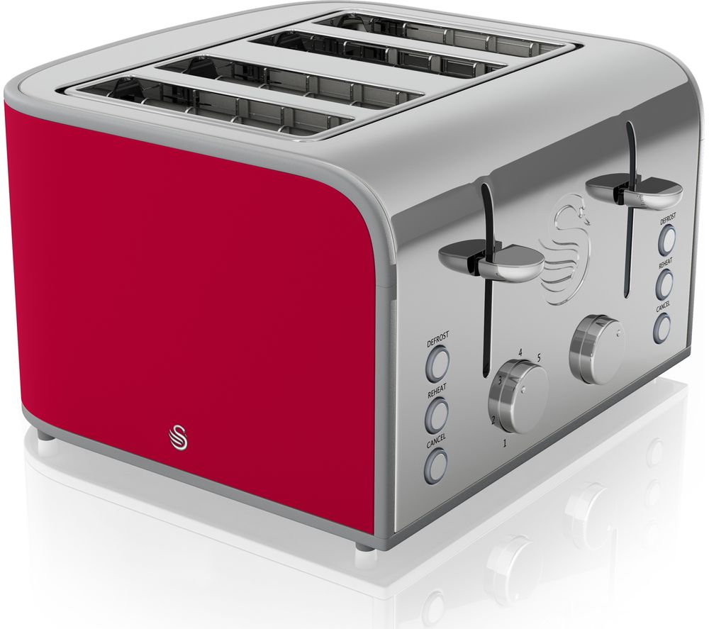 SWAN  Retro ST17010RN 4-Slice Toaster Review