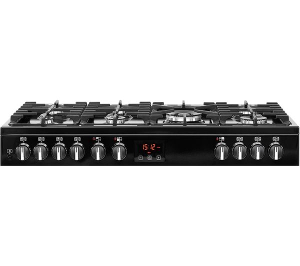 Buy BELLING Kensington 100DFT Dual Fuel Range Cooker Black & Chrome