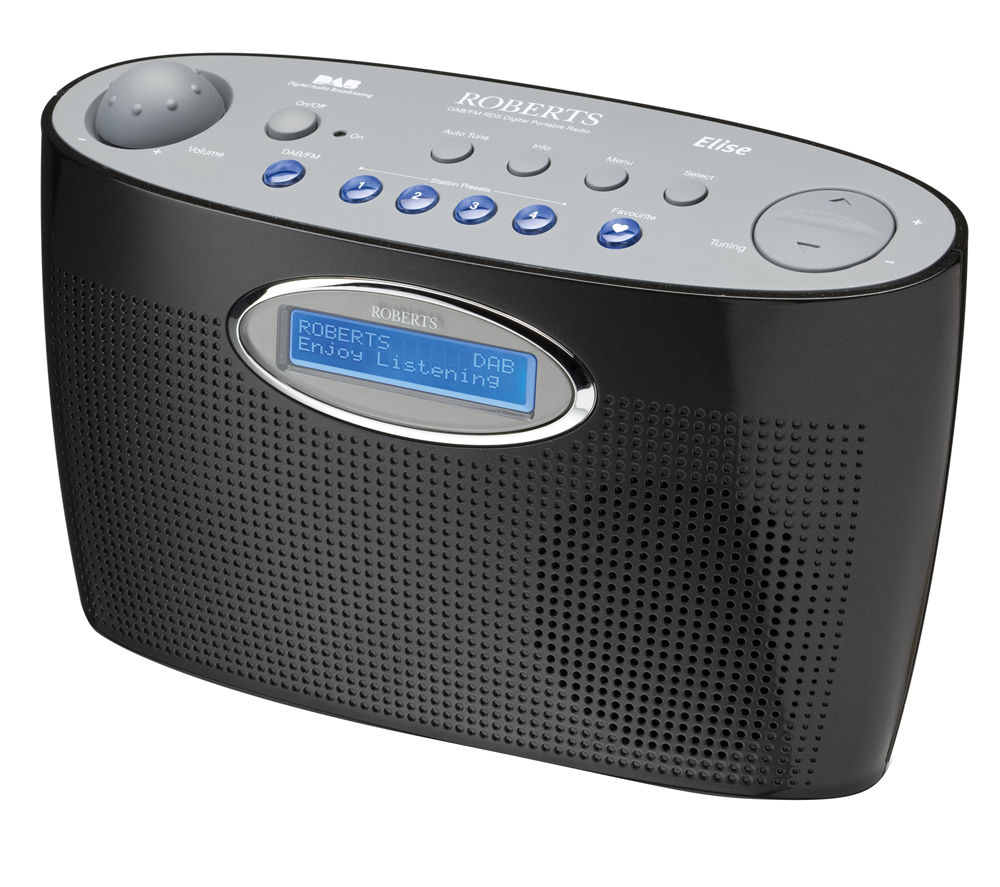 ROBERTS Elise Portable DAB Radio Black & Silver