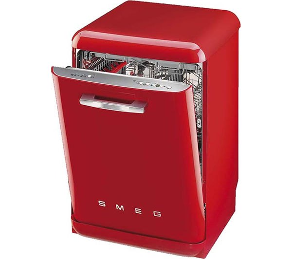 Buy SMEG DF6FABR2 Fullsize Dishwasher Red Free Delivery Currys