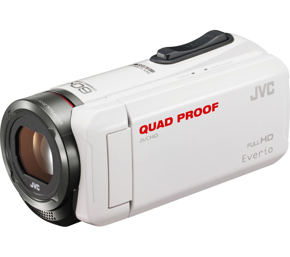 Buy JVC GZR315WEK Traditional Camcorder White Free Delivery Currys