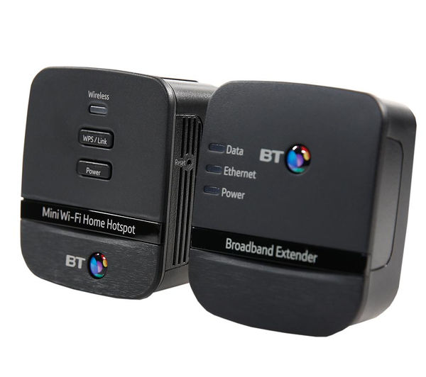 Buy BT Mini WiFi Hotspot 500 Powerline Adapter Kit Twin Pack Free