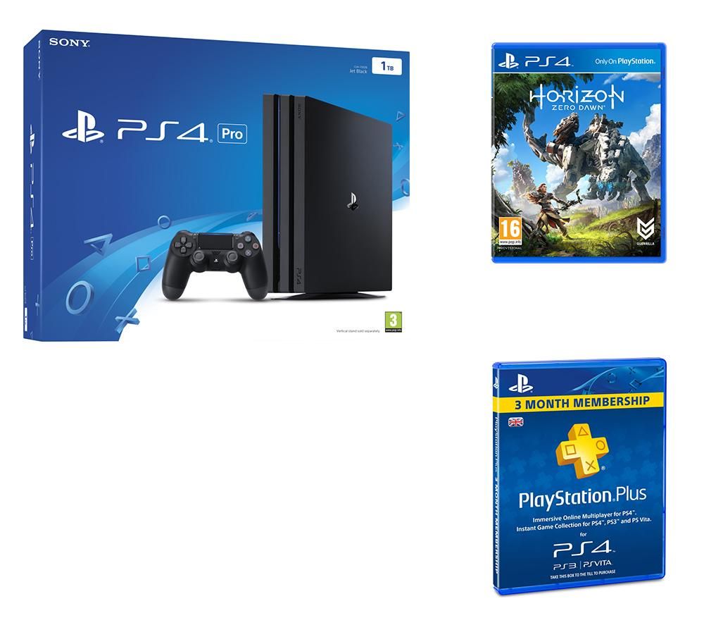 SONY PlayStation 4 Pro, Horizon Zero Dawn & PlayStation Plus 3 Month Subscription Bundle Review