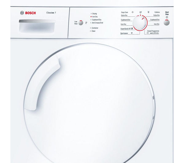 Bosch Door Handle For Classixx7 Tumble Dryer - White Replacement For WTE84121, WTE84105GB