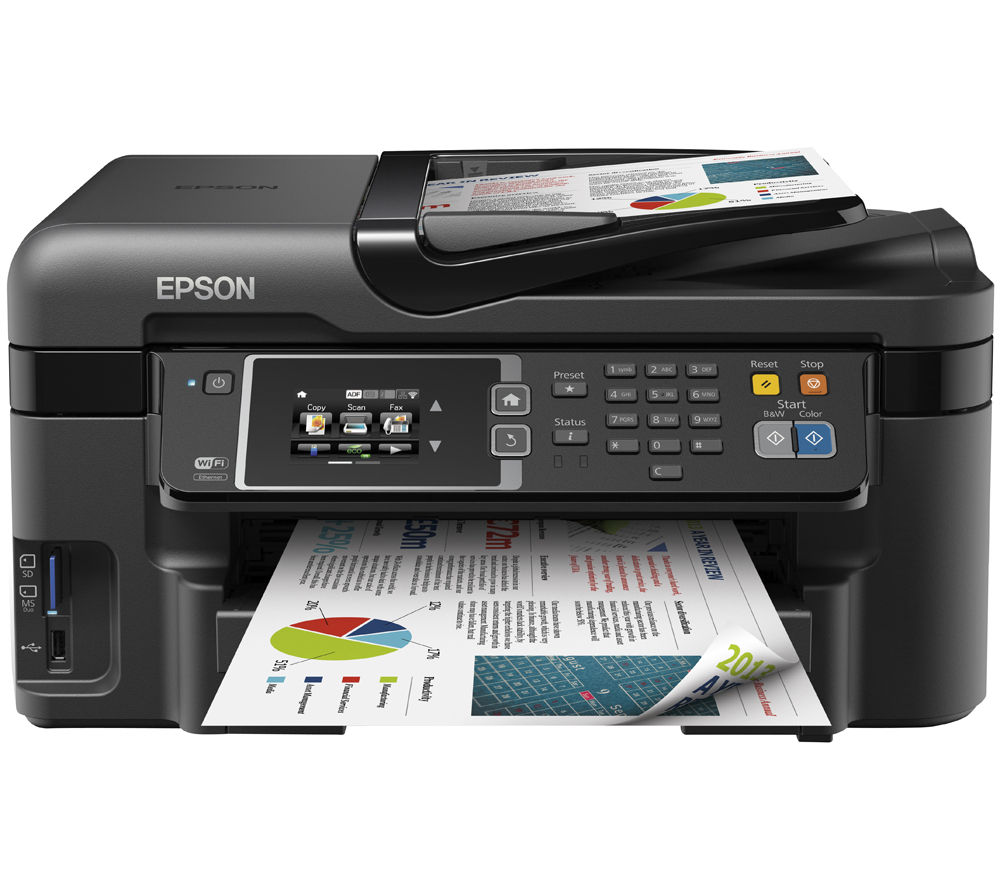 Buy Epson Workforce Wf 3620dwf All In One Wireless Inkjet Printer With Fax Free Delivery Currys 1822