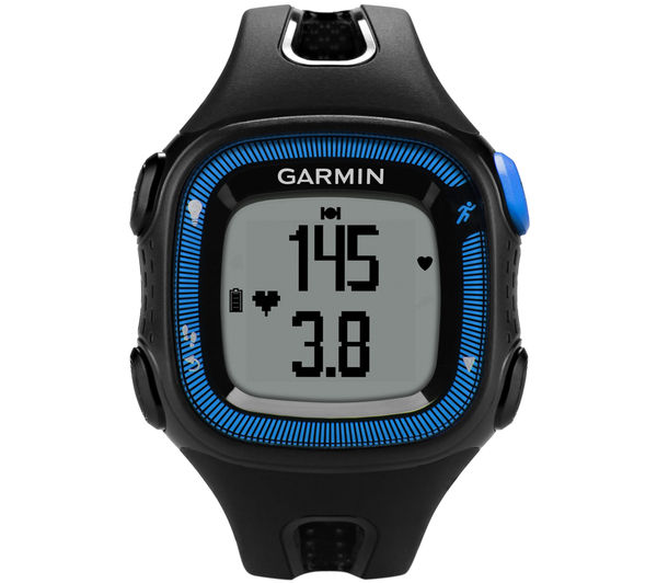 Buy Garmin Forerunner 15 Gps Running Watch - Large, Black & Blue 