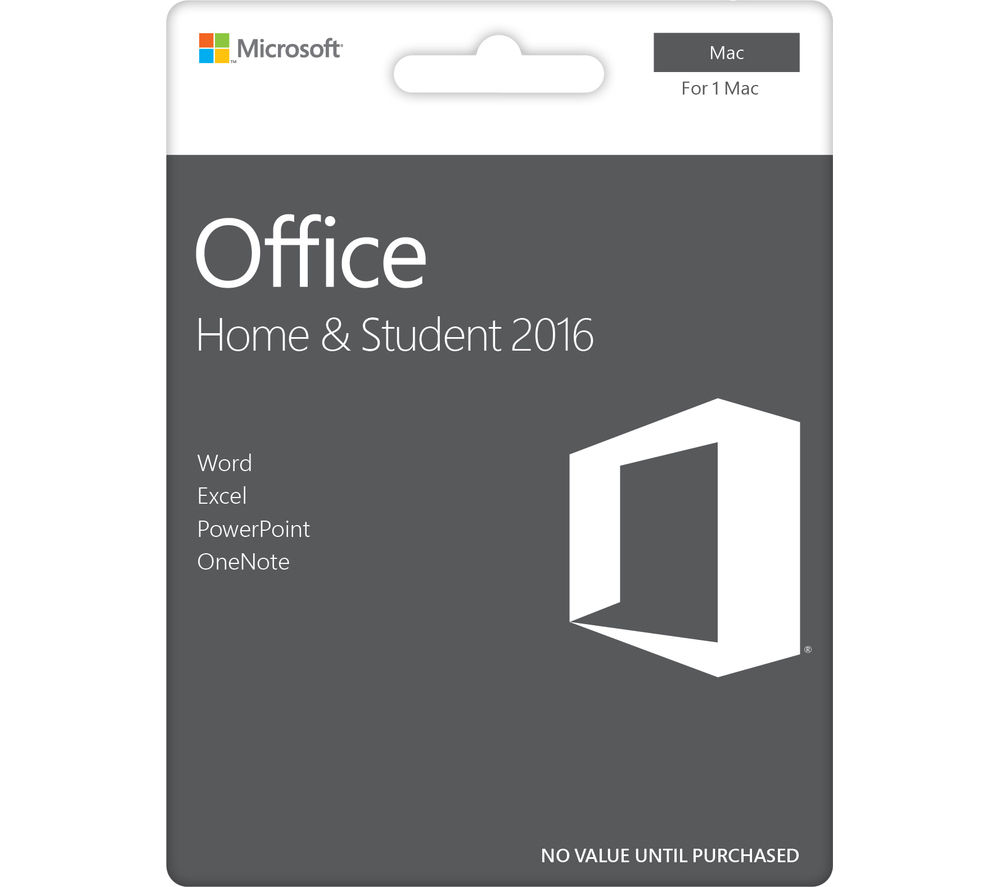 Ms office home & student 2016 for mac