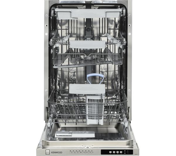 Buy KENWOOD KID45S16 Slimline Integrated Dishwasher Free Delivery