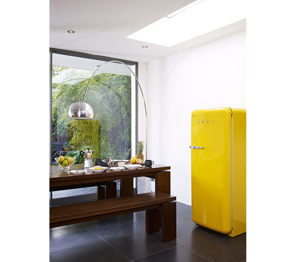 Buy SMEG FAB28QG1 Tall Fridge Yellow Free Delivery Currys