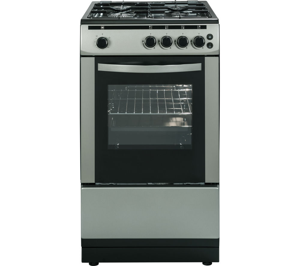 Buy ESSENTIALS CFSGSV16 50 cm Gas Cooker Silver Free Delivery Currys
