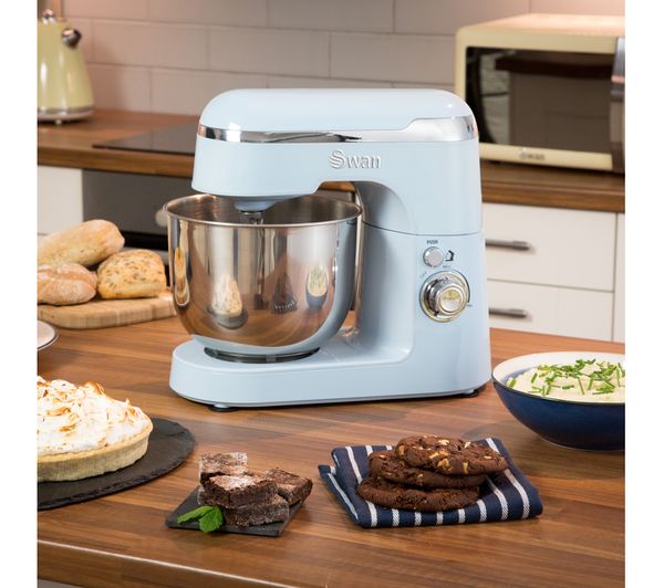 Buy SWAN Retro SP25010BLN Stand Mixer Blue Free Delivery Currys
