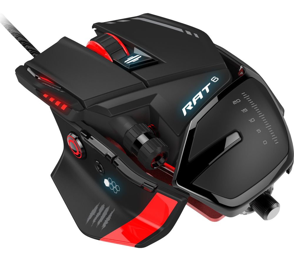 MAD CATZ RAT 6 Laser Gaming Mouse Deals | PC World