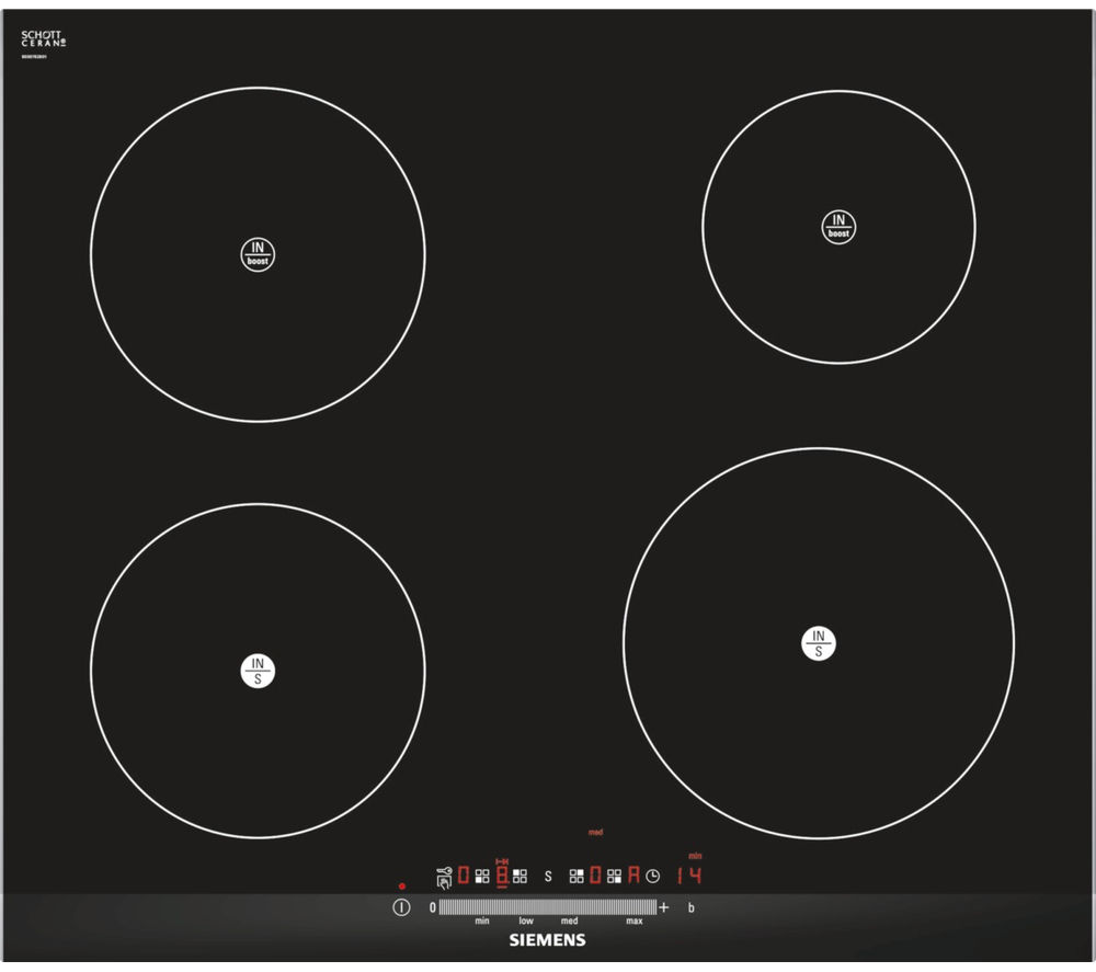 Siemens EH675FE27E Electric Induction Hob in Black
