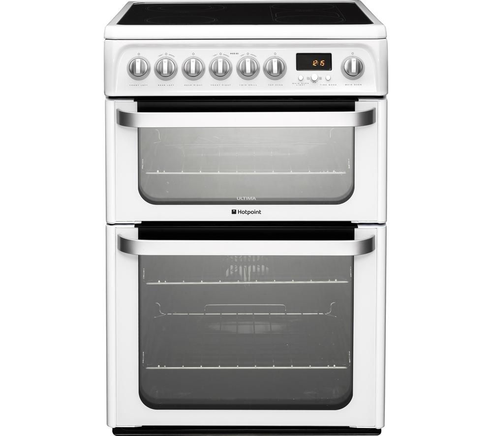 hotpoint hdm67v92hcb 60 cm electric ceramic cooker