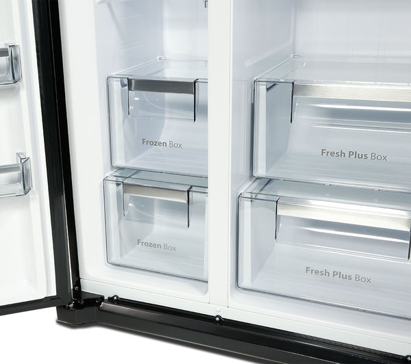 Buy DAEWOO DRQ29DEB AmericanStyle Fridge Freezer Black Free