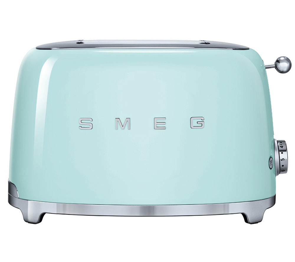 Smeg TSF01PGUK 2-Slice Toaster - Pastel Green, Green