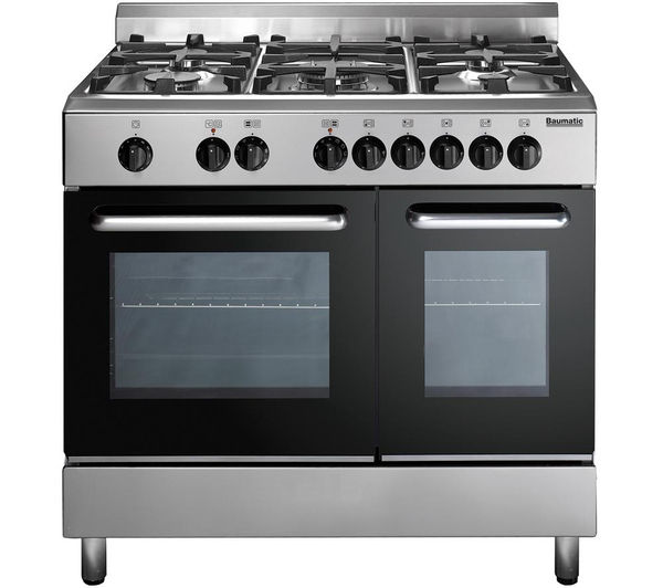 Buy BAUMATIC BC392.2TCSS Dual Fuel Range Cooker - Stainless Steel ...