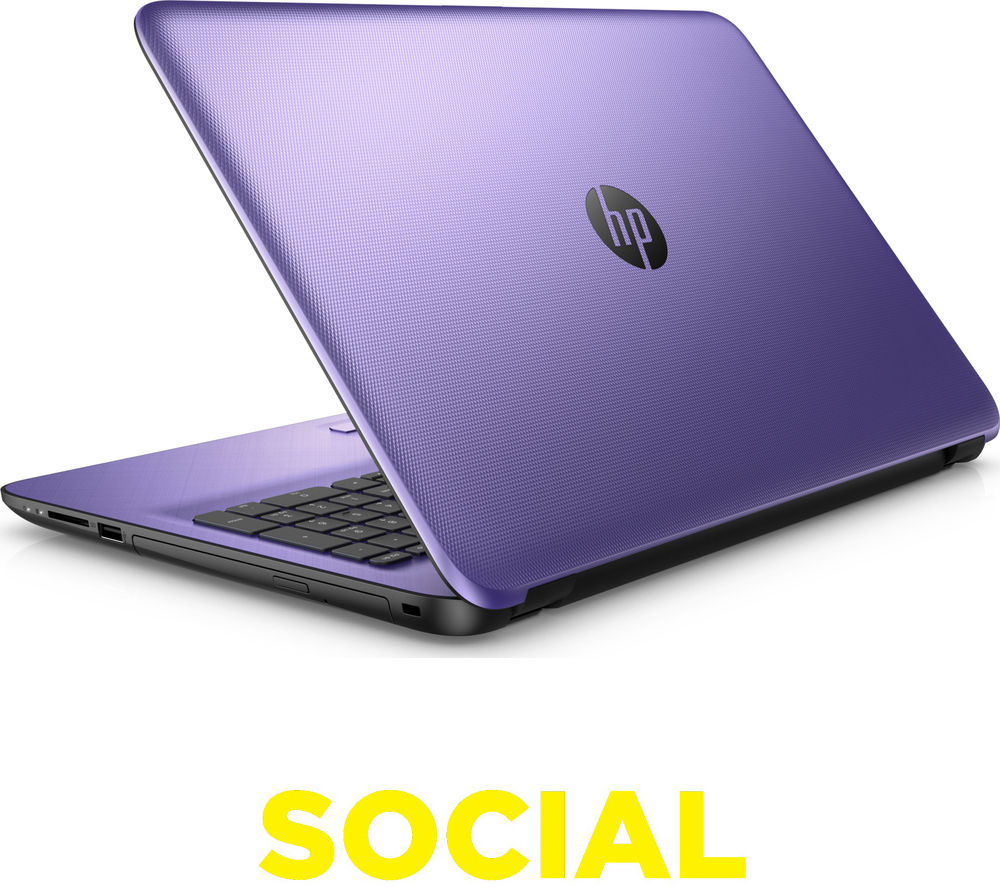 Image of HP 15-af156sa 15.6" Laptop - Purple