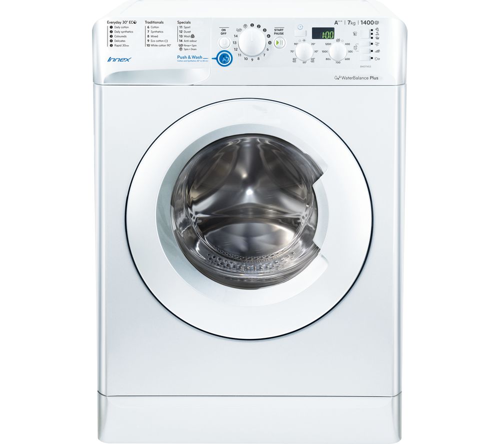 Buy INDESIT Innex BWD 71453 W Washing Machine White Free Delivery
