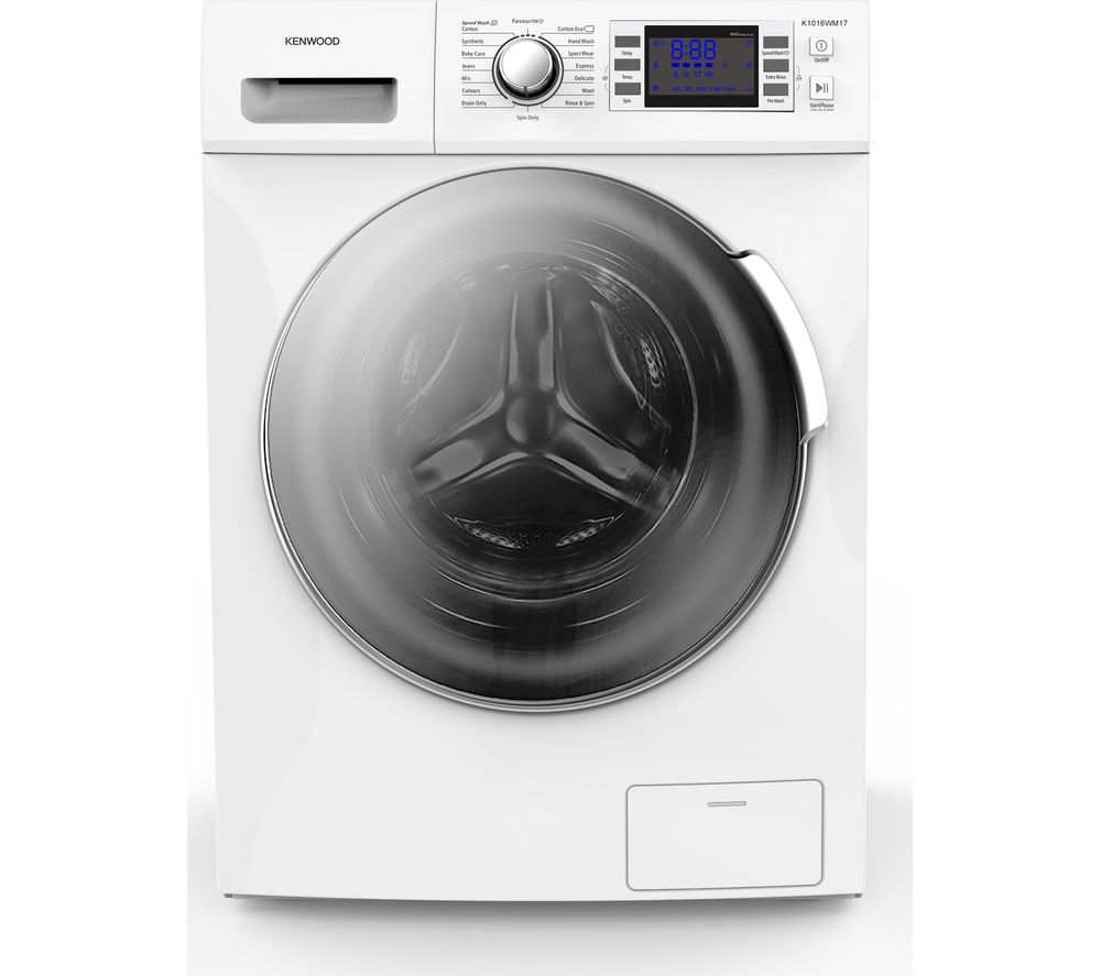 Buy KENWOOD K1016WM17 10 kg 1600 Spin Washing Machine White Free Delivery Currys