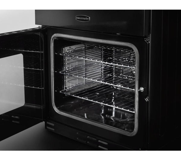 Buy RANGEMASTER Kitchener 60 Gas Cooker Black Free Delivery Currys