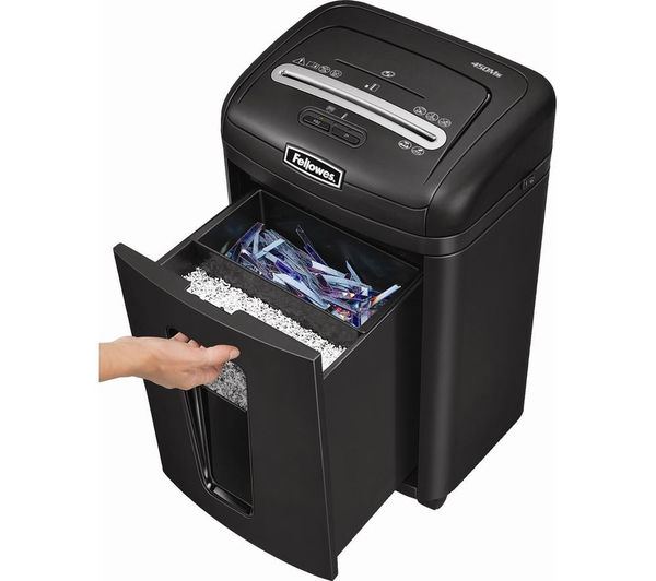 Buy FELLOWES Powershred 450MS Micro Cut Paper Shredder Free Delivery