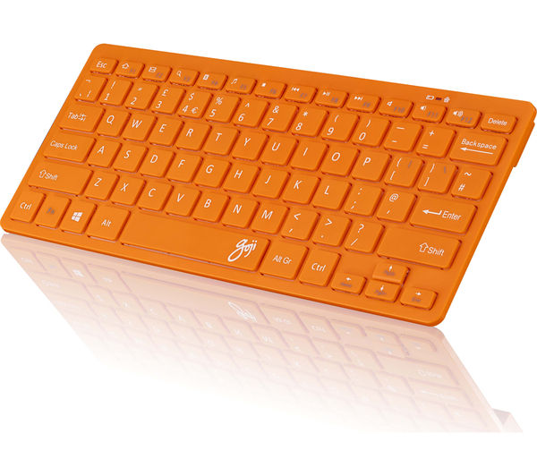 Buy GOJI GKBMMOR16 Wireless Keyboard - Orange | Free Delivery | Currys